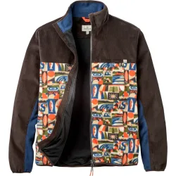 Passenger Herren Set Off Corduroy Fleece Jacke