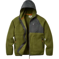 Passenger Herren Offgrid Sherpa Fleece Hoodie Jacke