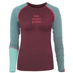 Ein schöner Fleck Erde Damen Losn, Schau'n, Gspiar'n Longsleeve