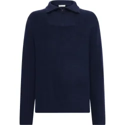 KnowledgeCotton Apparel Herren Merino Half Zip Pullover