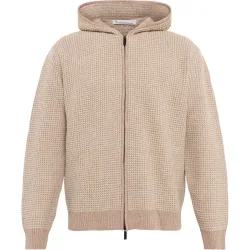 KnowledgeCotton Apparel Herren Lambswool Hoodie Jacke