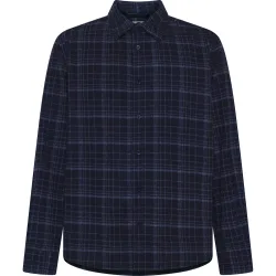 KnowledgeCotton Apparel Herren Dune Regular Merino Check Hemd
