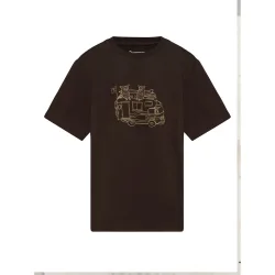 KnowledgeCotton Apparel Herren Front Print T-Shirt