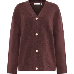 KnowledgeCotton Apparel Damen Soufflé Yarn Cardigan Jacke