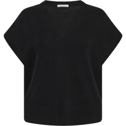 KnowledgeCotton Apparel Damen Lambswool Knit Vest Pullover