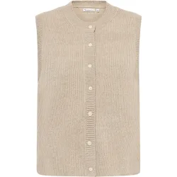 KnowledgeCotton Apparel Damen Soufflé Yarn Weste