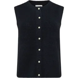 KnowledgeCotton Apparel Damen Soufflé Yarn Weste