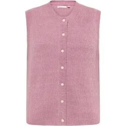 KnowledgeCotton Apparel Damen Soufflé Yarn Weste