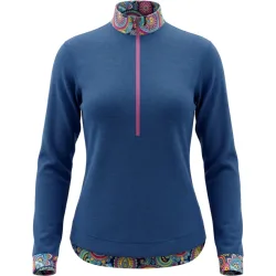 FreiSein Damen TwistedSkyBlue Longsleeve