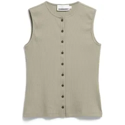 Armedangels Damen Rib Button Top