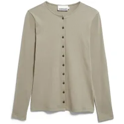 Armedangels Damen Rib Button Jacke