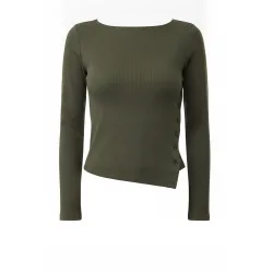 Mandala Damen Side Button Longsleeve