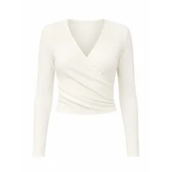 Mandala Damen Ballett Wrap Longsleeve