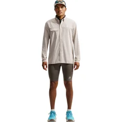 Nike ACG Aireez Button-Up Herren Longsleeve Beige, Herren, Größe: XL