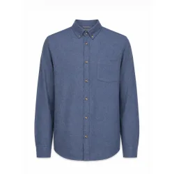 Mazine Herren Melange Flannel Hemd