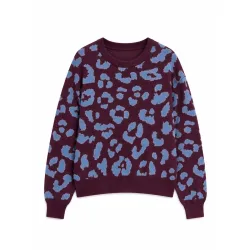 Mazine Damen Leo Jacquard Knit Pullover