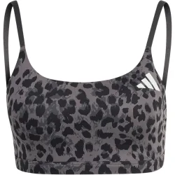 adidas Damen Optime Essentials Leopard Light Support Sport BH
