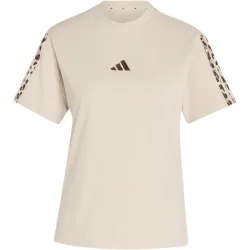 adidas Damen Seasonal Essentials Animal Print T-Shirt