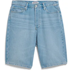 Armedangels Herren Baggy Hemp Blend Denim Shorts
