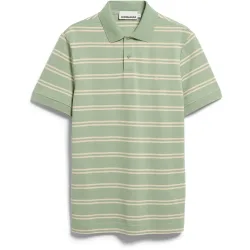 Armedangels Herren Striped Polo T-Shirt
