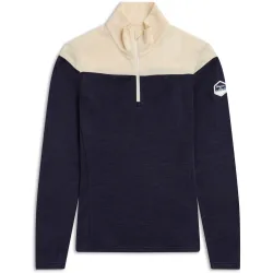 Bergans Damen Inner:Dual Merino Half Zip Longsleeve