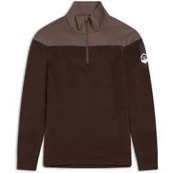 Bergans Damen Inner:Dual Merino Half Zip Longsleeve