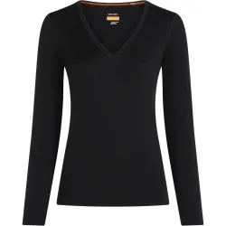 Icebreaker Damen Merino 200 Oasis V Neck Longsleeve