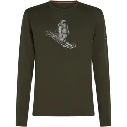 Icebreaker Herren Merino 200 Oasis Skiing Yeti Longsleeve