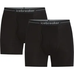 Icebreaker Herren Merino 150 Anatomica wFly 2er Pack Boxer