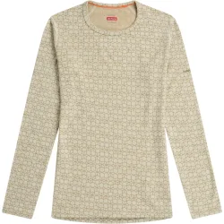 Icebreaker Damen Merino 260 Oasis Vertex Alpine Geo Longsleeve