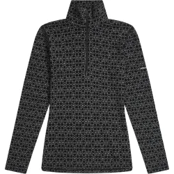 Icebreaker Damen 260 Oasis Vertex Alpine Geo Half Zip Longsleeve