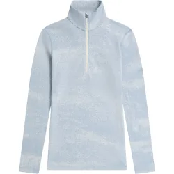 Icebreaker Damen 260 Oasis Vertex Half Zip Chillwave Longsleeve