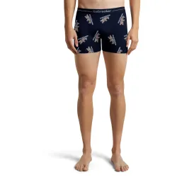 Icebreaker Herren Merino 150 Anatomica Bear Tour AOP Boxer
