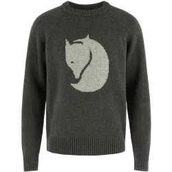 Fjällräven Herren Fjällräven Logo Knit Pullover