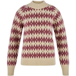 Fjällräven Damen Övik Jacquard Knit Pullover