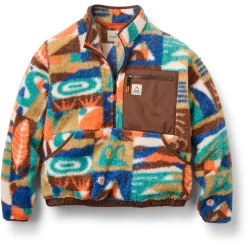 Passenger Damen Ravi Recycled Sherpa Fleece Pullover