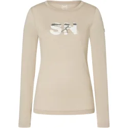 Super.Natural Damen Cross Country Logo Longsleeve