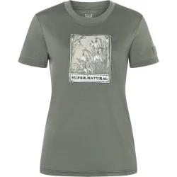 Super.Natural Damen Snow Drops Bio J T-Shirt