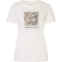 Super.Natural Damen Snow Drops Bio J T-Shirt