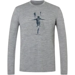 Super.Natural Herren Freedom On Wheels Longsleeve