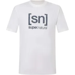 Super.Natural Herren Denim Logo Bio C T-Shirt