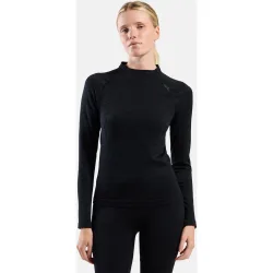 Odlo Damen Performance Warm Blackcomb Bl Crew Longsleeve