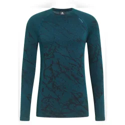 Odlo Herren Performance Warm Blackcomb Bl Crew Longsleeve