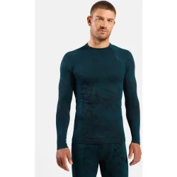 Odlo Herren Performance Warm Blackcomb Bl Crew Longsleeve