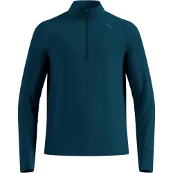 Odlo X-Alp Lauf-Mid Layer Half-Zip für Herren - Trail Running, Wandern - marineblau, L