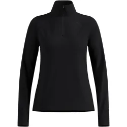 Odlo X-Alp Lauf-Mid Layer Half-Zip für Damen - Trail Running, Wandern - schwarz, XL