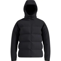 Odlo Down Hooded Isolationsjacke für Herren - Wandern, Casual Comfort - schwarz, L