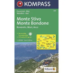 Kompass Verlag WK 687 Monte Stivo - Monte Bondone