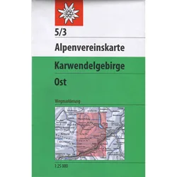 DAV AV-Karte 5/3 Karwendelgebirge, Ost