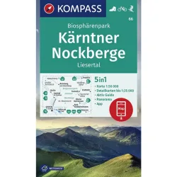 Kompass Verlag WK 66 Kärntner Nockberge